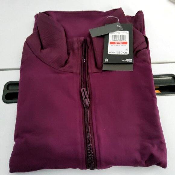 Under Armour Womens UA Meridian Fitted Jacket XS Plum Purple Polyester Blend - Picture 1 of 11
